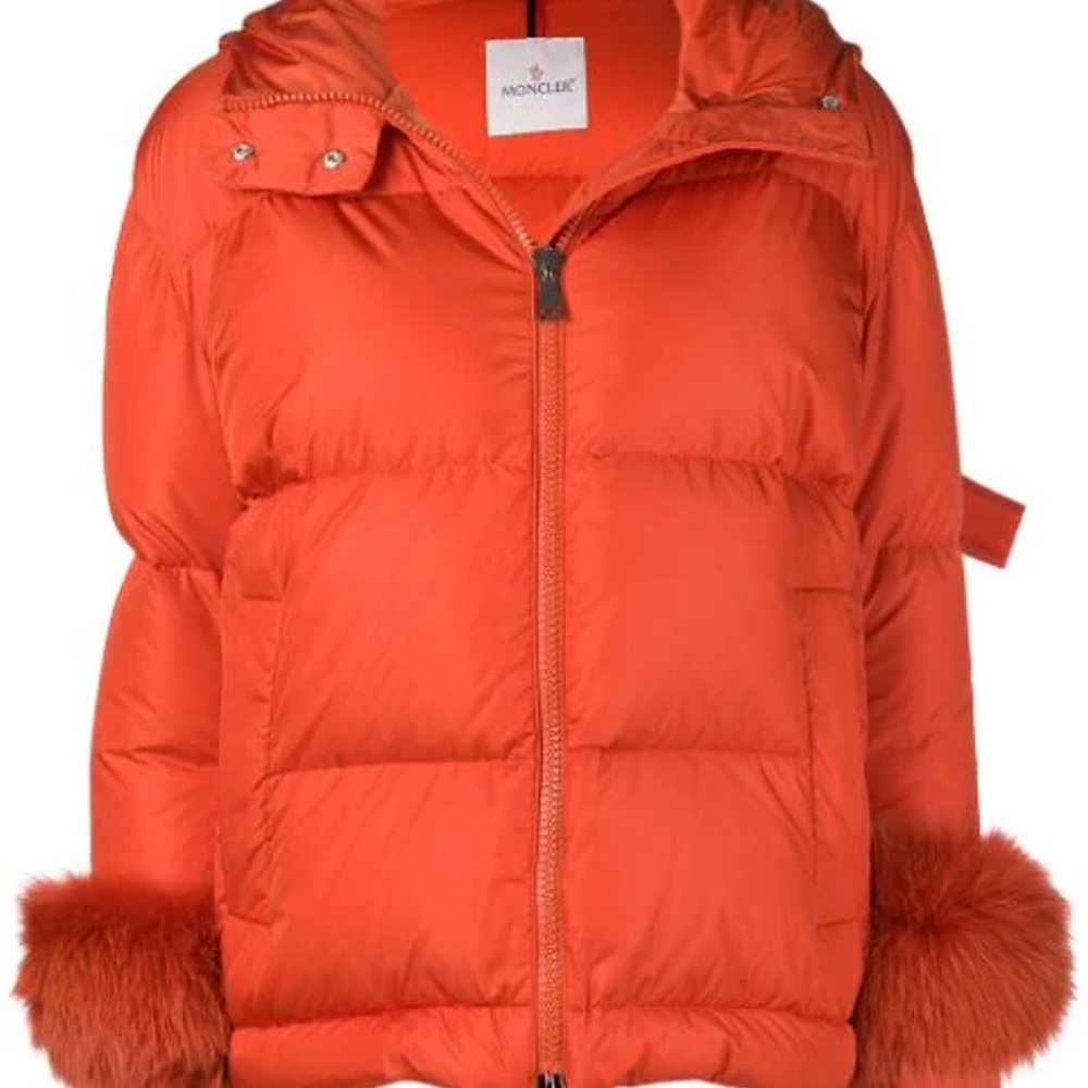 Moncler fox fur jacket